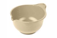 Миниатюра: Миска для миксера пласт. 3,6л, с носиком и мерной шкалой Мадена цвет бежевый