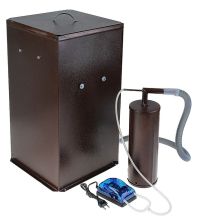 Миниатюра: Коптильня холодного копчения Дым Дымыч, дымогенератор + емкость 50л, Челябинск