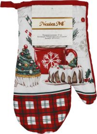 Миниатюра: Прихватка-варежка 27см Рождественские угощения