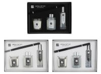 Миниатюра: Набор ароматизатор-диффузор, спрей и свеча, 60, 30мл 50г wood sage,white flower,pear