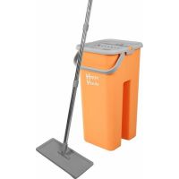 Миниатюра: Набор для уборки (ведро 6л с механизмом отжима + насадка) Happy Panda