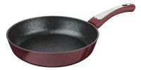 Миниатюра: Сковорода ал. 240мм, пласт. ручка, а/п, индукция SATOSHI Ла Мери бордовая (4)