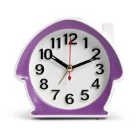 Миниатюра: Будильник корпус фиолетовый с белым Классика Рубин