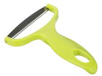 Миниатюра: Овощечистка-шинковка нерж., горизонт. широкое лезвие, пласт. ручка VETTA