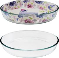 Миниатюра: Форма для запекания (выпечки) 3200мл 350*245*65мм овальная стекло