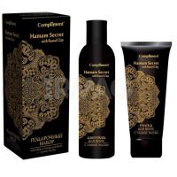 Миниатюра: Набор подарочный жен. Compliment ARGAN/HAMAM Hamam secret №129 (шамп.200+маска д/вол.200)