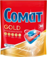 Миниатюра: Таблетки для посудомоечных машин 36шт СОМАТ GOLD