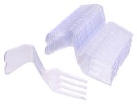 Миниатюра: Вилка-подставка (фуршетный пластик)  7,1*2,9*2,5 см P.L. Proff Cuisine