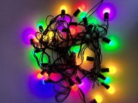 Миниатюра: Гирлянда светодиодная 4м Шарики матовые Разноцв.28лампочек GS-28
