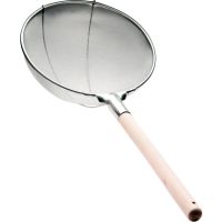 Миниатюра: Сито нерж. 35см, крупная сетка 6мм, дер. ручка Luxstahl