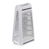 Миниатюра: Терка нерж. 24*15*10см, 2 грани, пласт. контейнер VETTA