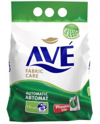 Миниатюра: Порошок стиральный 1500г автомат AVE для всех видов тканей
