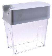 Миниатюра: Емкость для сыпучих продуктов пласт. 1,6л (185*185*90мм) IDEA ФОЛД цвет смоки