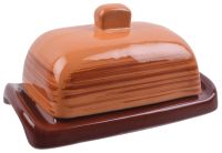 Миниатюра: Масленка 17*10см керамика Русская