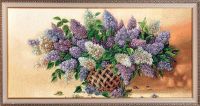 Миниатюра: Картина гобелен 40х80 Сирень M019@