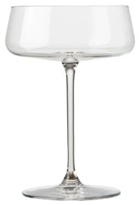 Миниатюра: Бокал-блюдце 425мл.стекло прозр.Мод Рона Словакия@