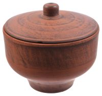 Миниатюра: Горшок для запекания (жаркого) керамика 0,4л 10*11см, Гладкая