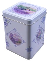 Миниатюра: Банка жестяная 860мл (87*87мм h114мм) Лаванда 5 (12)