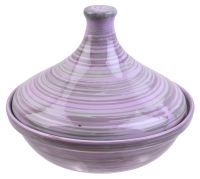 Миниатюра: Тажин 22см 1000мл керамика Лаванда