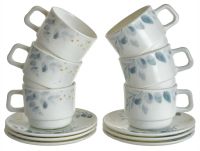 Миниатюра: Набор чайный 12пр 220мл фарфор