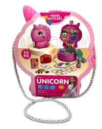 Миниатюра: Набор парикмахера 25пр 17*17см / сумочка-единорог  КL02-2