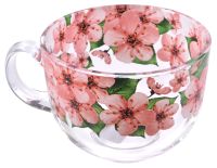 Миниатюра: Кружка 480мл стекло Сакура (12)