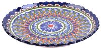 Миниатюра: Блюдо 32см (Ляган) Ромашка Риштан@