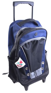 Миниатюра: Сумка-тележка (рюкзак) 45,5*14,5*32см, мет. труба, выдвижная ручка