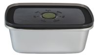 Миниатюра: Контейнер нерж. 650мл с крышкой, прямоугольный