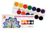 Миниатюра: Краски 14цв ЛУЧ Zoo б/к, 22С1418