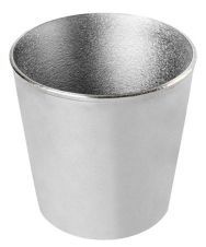 Миниатюра: Форма для выпечки ал. 115*115*120мм (1л), круглая для кулича, серая матовая