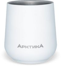 Миниатюра: Термостакан нерж. 220мл, двойные стенки, без крышки Арктика белый
