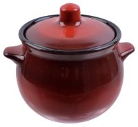 Миниатюра: Горшок для запекания (жаркого) 0,65л керамика Пиканто Красный