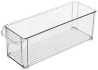 Миниатюра: Контейнер (органайзер) для холодильника пласт. 2,2л (300*100*100мм), с крышкой, прозрачный
