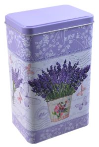 Миниатюра: Банка жестяная 2700мл (135*95*215мм) Лаванда