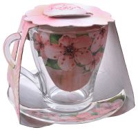 Миниатюра: Набор чайный 2пр Сакура стекло (9)