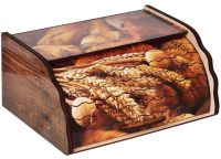 Миниатюра: Хлебница дерево 385*285*175мм (4)