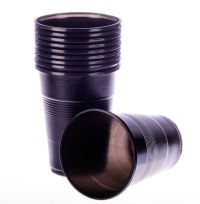 Миниатюра: Стакан для рассады пласт. 200мл, НАБОР 10шт, черный