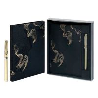 Миниатюра: Набор подар. (ежедневник н/д А5 120л. ESCALADA кож.зам. Виннер чёрн.+ручка шар.)