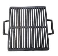 Миниатюра: Решетка-гриль чугун 450*395*11мм, литая, литые чугун ручки @