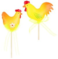 Миниатюра: Декор (топпер) пасхальный пласт., 2 вида