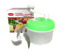 Миниатюра: Овощерезка механическая, 3 лезвия, пласт. крышка и ручка, цвет микс