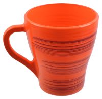 Миниатюра: Кружка 250мл стекло Торнадо  (Оранж-Фиолет)