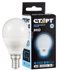 Миниатюра: Лампа светодиодная SMARTBUY E-14 10Вт шарик