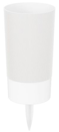 Миниатюра: Ваза для цветов под срезку пласт. 3,75л (150*150*280мм), с колышком Версаль белый (12)