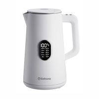 Миниатюра: Чайник эл. 1,5л 1800Вт нерж белый , 5 режимов температур SAKURA