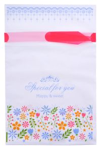 Миниатюра: Мешочек подарочный Цветы 15*23см  @