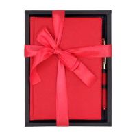 Миниатюра: Набор подар. (ежедневник н/д А5 BV кож.зам.Leader красный+ручка )