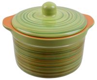 Миниатюра: Горшок для запекания (жаркого) 1,0л керамика Кастрюля