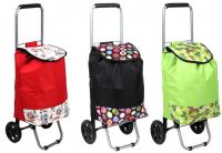 Миниатюра: Сумка-тележка 21л/30кг (30*22*86см), мет. труба, ткань брезент, колеса d14,5см ЭВА, цвет микс